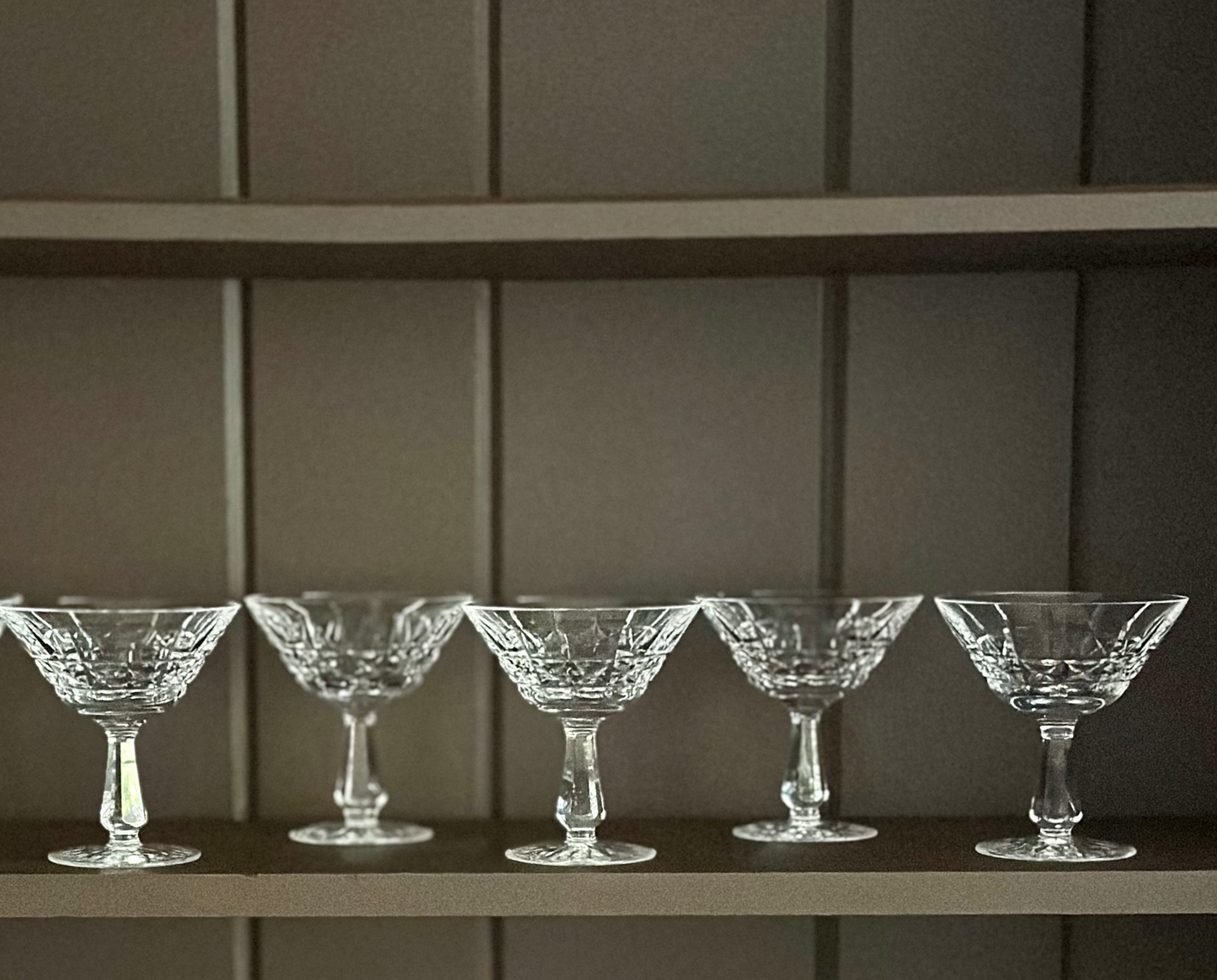 Waterford Coupes (5 in Set) SOLD