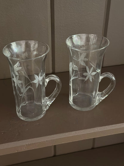 Etched Irish Coffee Mugs (Set of 5)