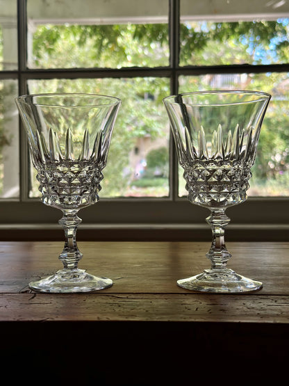 Beaded Chrystal Wine Glass (Set of 2)